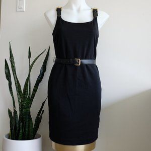 Michael Kors buckle strap belted dress